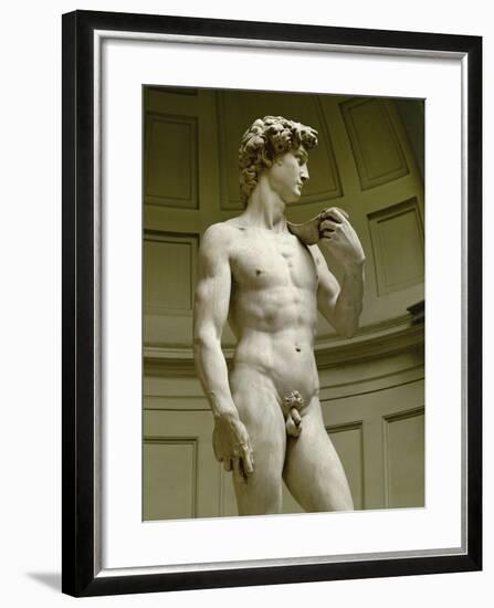 David, 3/4 Profile-Michelangelo Buonarroti-Framed Giclee Print