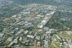Aerial View of Silicon Valley-David-Mounted Photographic Print