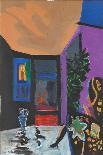Through the Window (Oil on Canvas)-David Alan Redpath Michie-Giclee Print
