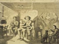 Illustration to 'The Cottar's Saturday Night' by Robert Burns, C.1790 (Grey Wash on Paper)-David Allan-Giclee Print