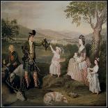 The Connoisseurs, 1783-David Allan-Framed Giclee Print