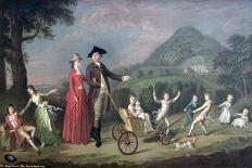 Sir James Hunter Blair, 1st Bart., with His Wife and Nine of their Fourteen Children, 1785-David Allan-Giclee Print