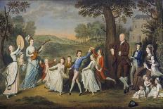 Sir James Hunter Blair, 1st Bart., with His Wife and Nine of their Fourteen Children, 1785-David Allan-Giclee Print