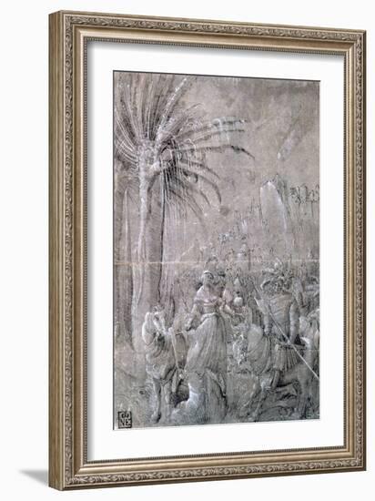 David and Abigail, Early 16th Century-null-Framed Giclee Print