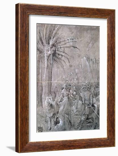 David and Abigail, Early 16th Century-null-Framed Giclee Print