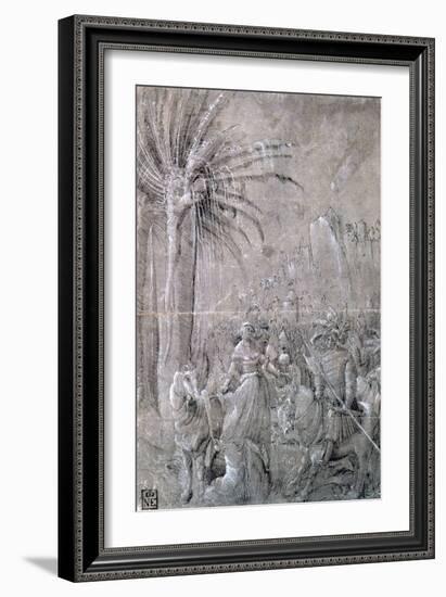 David and Abigail, Early 16th Century-null-Framed Giclee Print