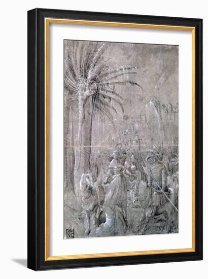 David and Abigail, Early 16th Century-null-Framed Giclee Print