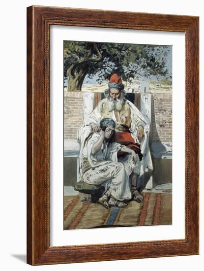 David and Abishag-James Jacques Joseph Tissot-Framed Giclee Print