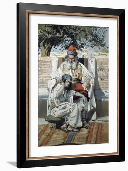 David and Abishag-James Jacques Joseph Tissot-Framed Giclee Print