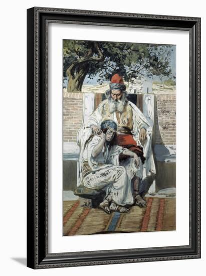 David and Abishag-James Jacques Joseph Tissot-Framed Giclee Print