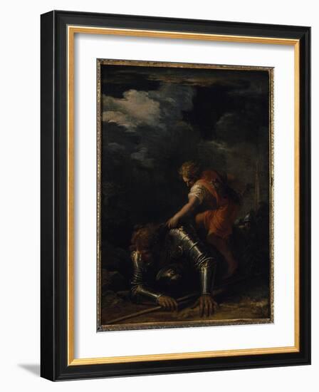 David and Goliath-Salvator Rosa-Framed Giclee Print