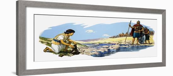 David and Goliath-null-Framed Giclee Print