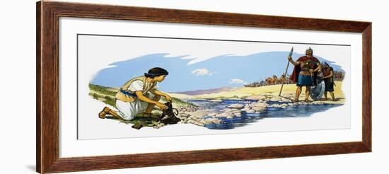 David and Goliath-null-Framed Giclee Print