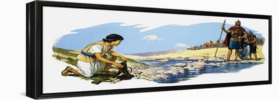 David and Goliath-null-Framed Premier Image Canvas