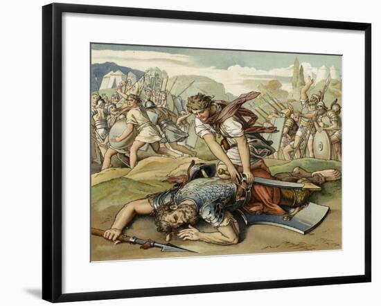 David and Goliath-null-Framed Giclee Print