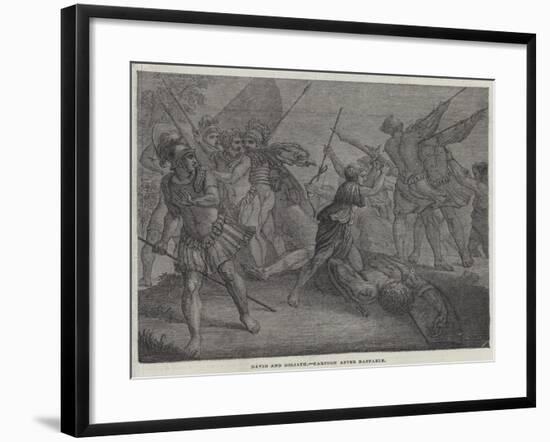 David and Goliath-null-Framed Giclee Print