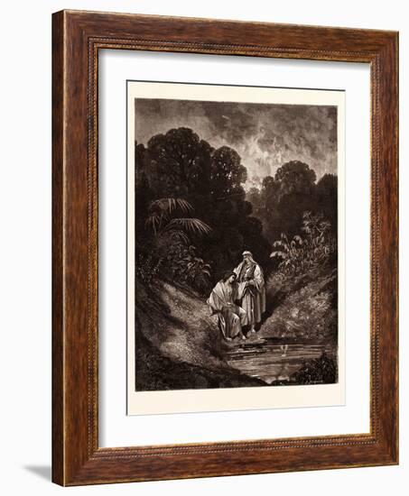 David and Jonathan-Gustave Dore-Framed Giclee Print