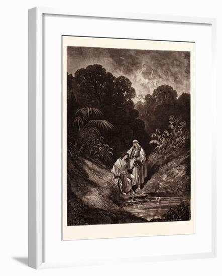 David and Jonathan-Gustave Dore-Framed Giclee Print