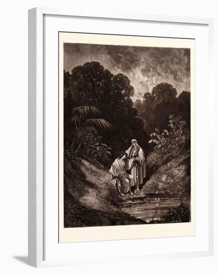 David and Jonathan-Gustave Dore-Framed Giclee Print