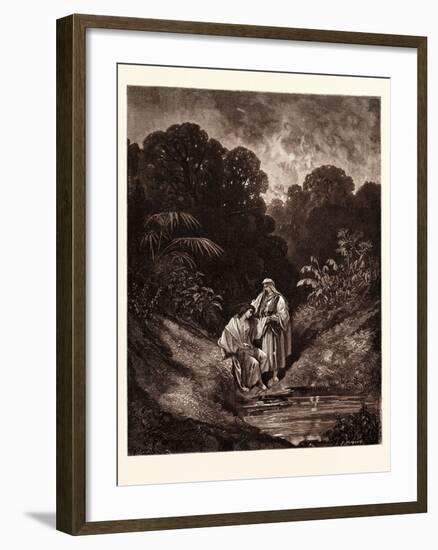 David and Jonathan-Gustave Dore-Framed Giclee Print