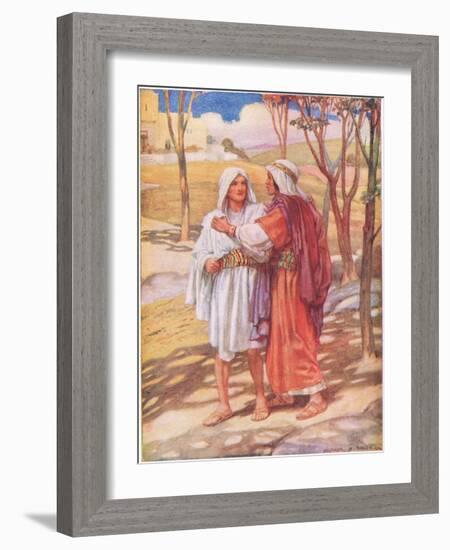 David and Jonathan-Arthur A. Dixon-Framed Giclee Print