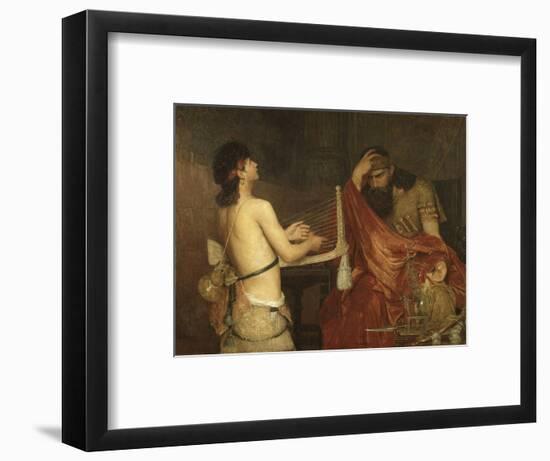 David and Saul, 1878-Ernst Josephson-Framed Giclee Print