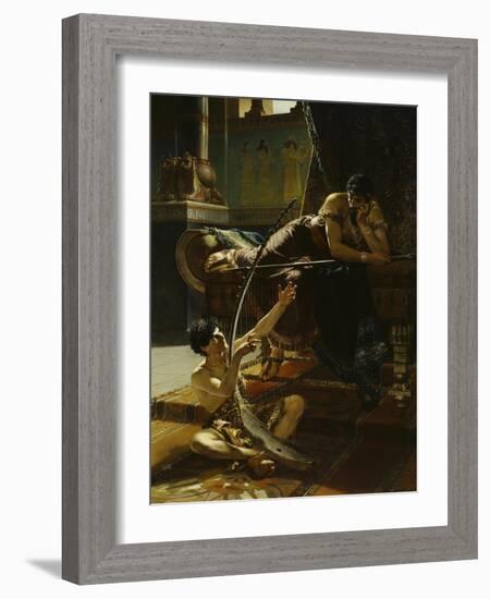David and Saul, 1885-Julius Kronberg-Framed Giclee Print