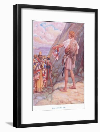 David and the Cut Robe-Arthur A. Dixon-Framed Giclee Print