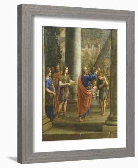 David Anointed King by Samuel, 1647, Detail-Claude Lorraine-Framed Giclee Print