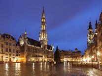 The Town Hall (French: Hôtel De Ville), of City of Brussels Is a Gothic Building from Middle Ages L-David Bank-Photographic Print