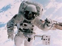 Astronaut Walking in Space-David Bases-Photographic Print