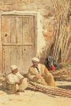 Sellers of Sugar Cane, Egypt, 1892-David Bates-Framed Giclee Print