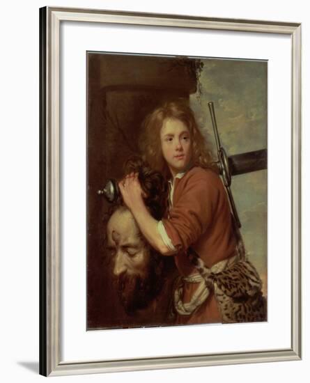 David Bearing the Head of Goliath, 1643-Jacob Van Oost-Framed Giclee Print