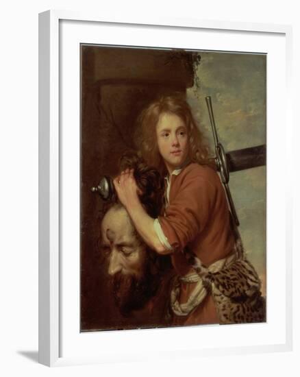 David Bearing the Head of Goliath, 1643-Jacob Van Oost-Framed Giclee Print