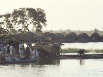 Early Morning River Scene, Northern Area, Nigeria, Africa-David Beatty-Framed Photographic Print