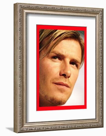 David Beckham March 2003-null-Framed Photographic Print