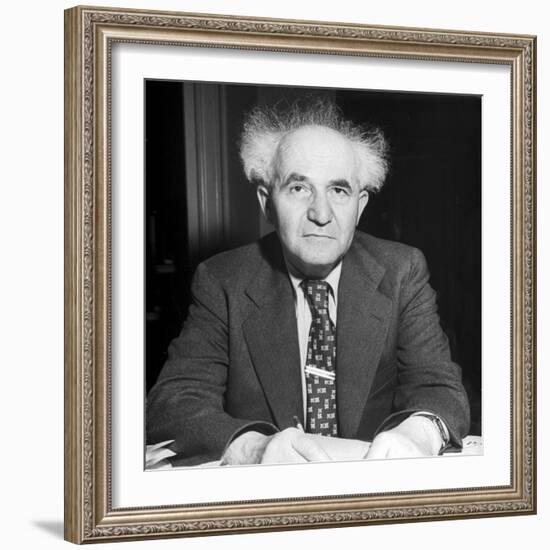 David Ben-Gurion-Ralph Morse-Framed Photographic Print