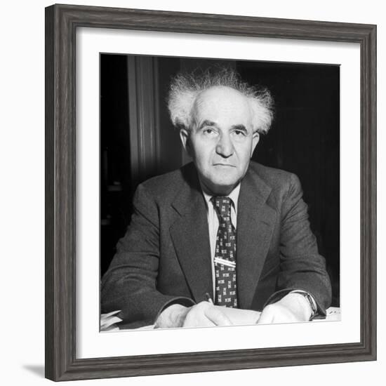 David Ben-Gurion-Ralph Morse-Framed Photographic Print