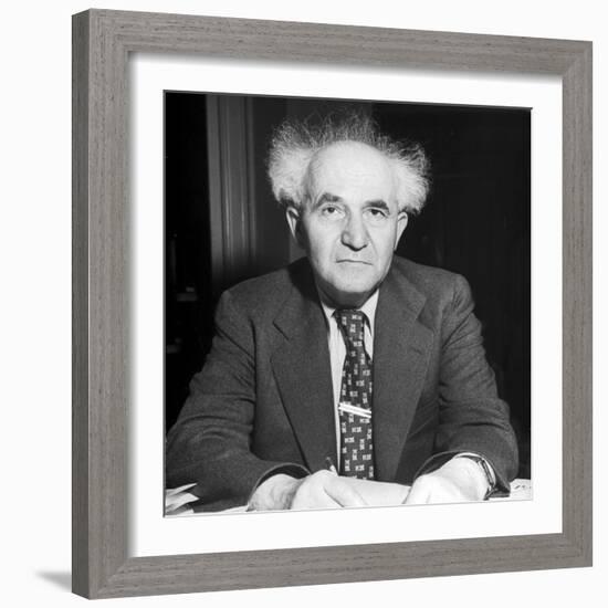 David Ben-Gurion-Ralph Morse-Framed Photographic Print