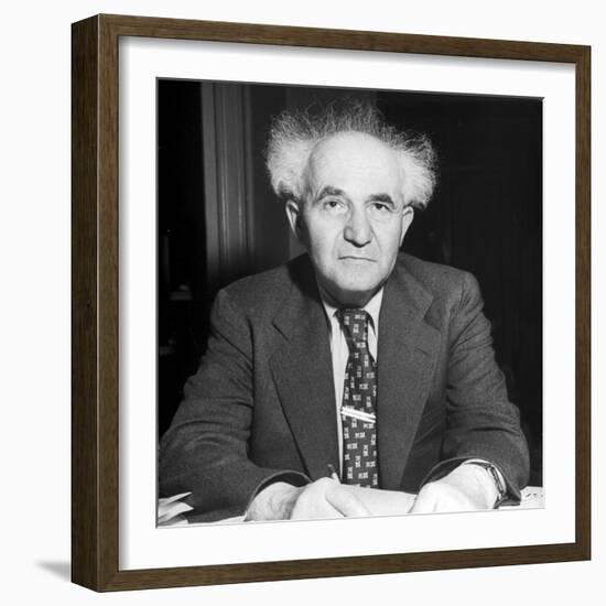 David Ben-Gurion-Ralph Morse-Framed Photographic Print