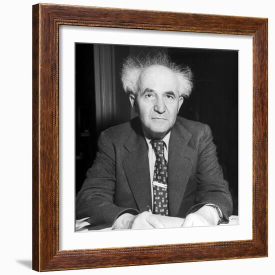 David Ben-Gurion-Ralph Morse-Framed Photographic Print