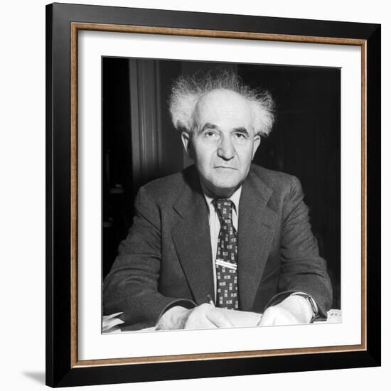 David Ben-Gurion-Ralph Morse-Framed Photographic Print