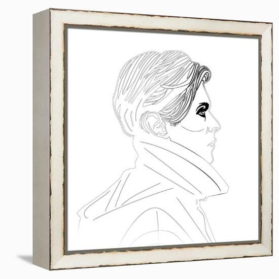 David Bowie II-Logan Huxley-Framed Stretched Canvas