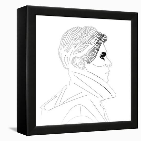 David Bowie II-Logan Huxley-Framed Stretched Canvas