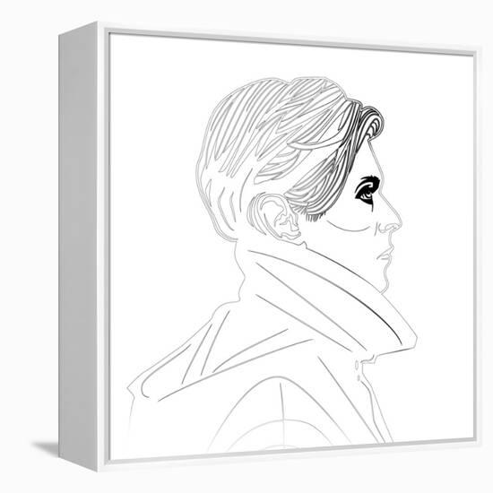 David Bowie II-Logan Huxley-Framed Stretched Canvas