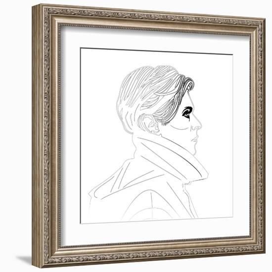 David Bowie II-Logan Huxley-Framed Art Print