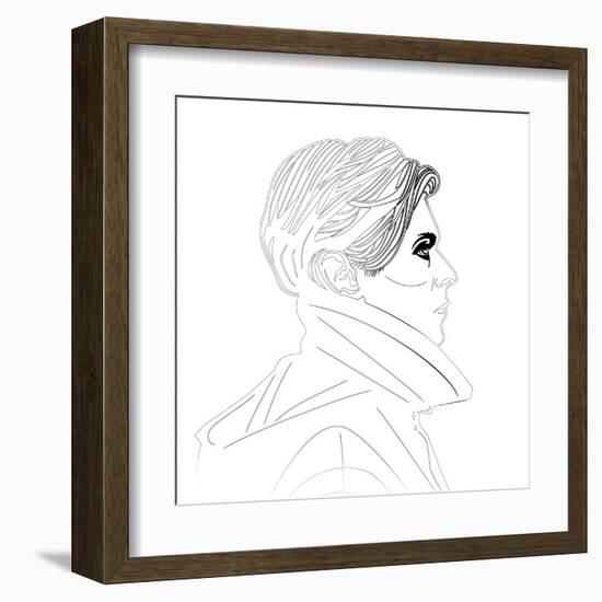 David Bowie II-Logan Huxley-Framed Art Print