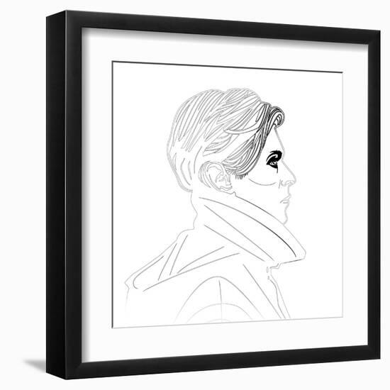 David Bowie II-Logan Huxley-Framed Art Print