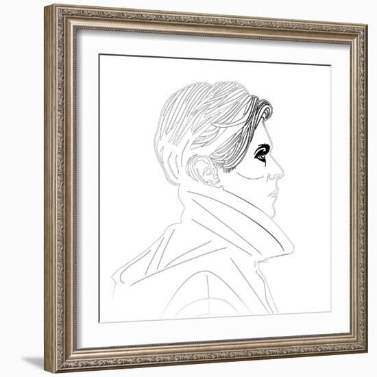 David Bowie II-Logan Huxley-Framed Art Print