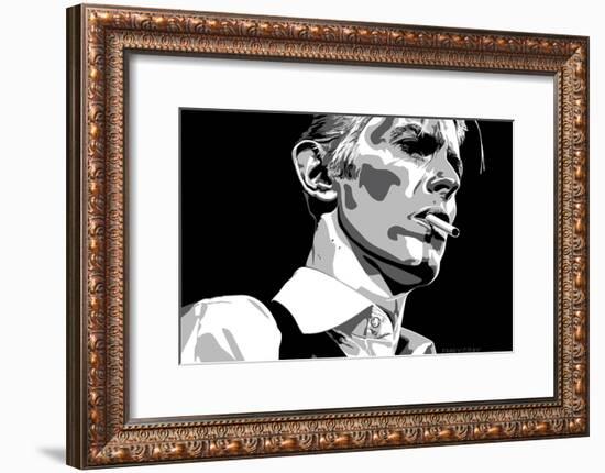 David Bowie - Thin White Duke-Emily Gray-Framed Giclee Print